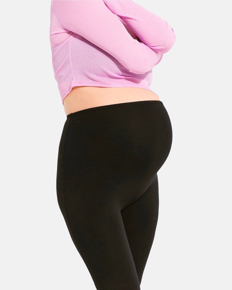 Legging noir maternité
