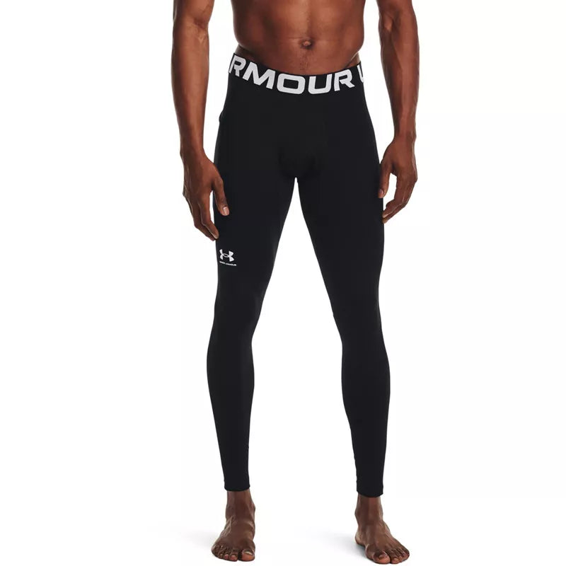 Leggings Coldgear - Negro/Blanco - Hombres