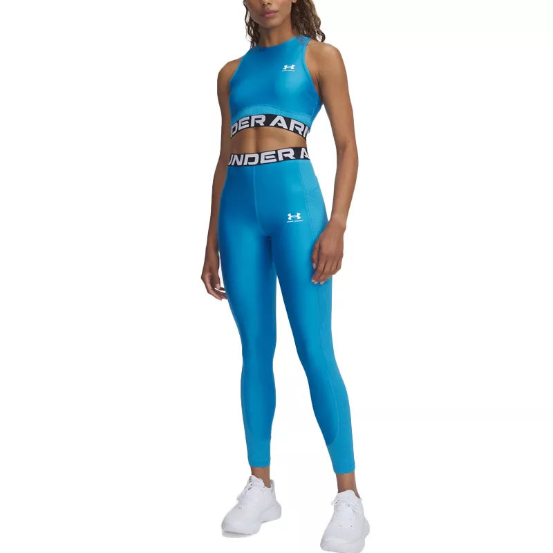 Legging Heatgear Rib - Bleu - Femme