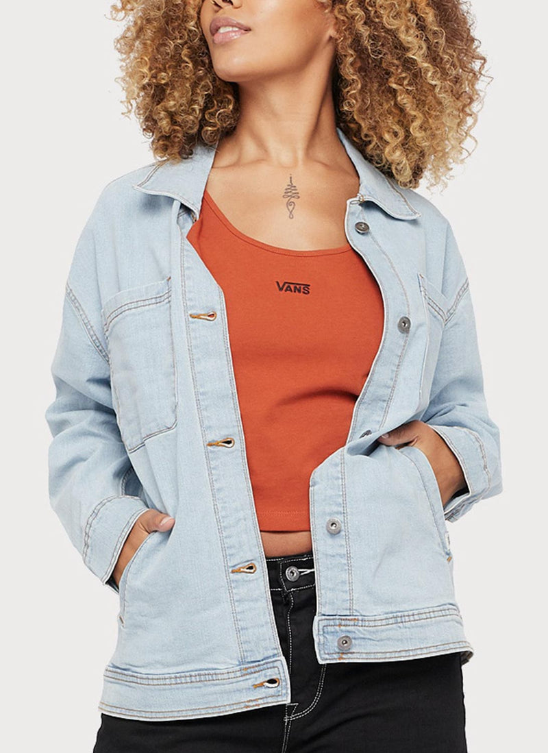 Vans - Veste En Jean Leila - Water Wash - Femme