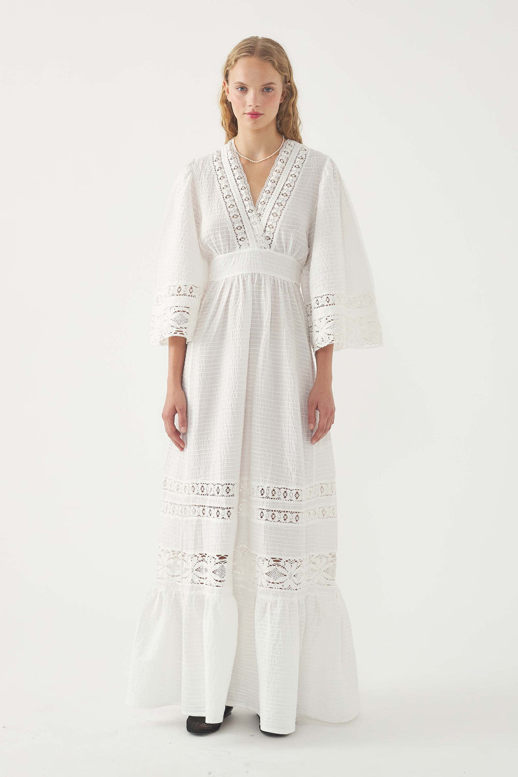 Robe Longue Lena - Blanc