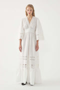 Robe Longue Lena - Blanc
