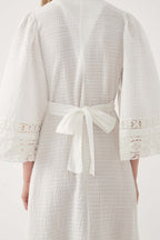 Robe Longue Lena - Blanc