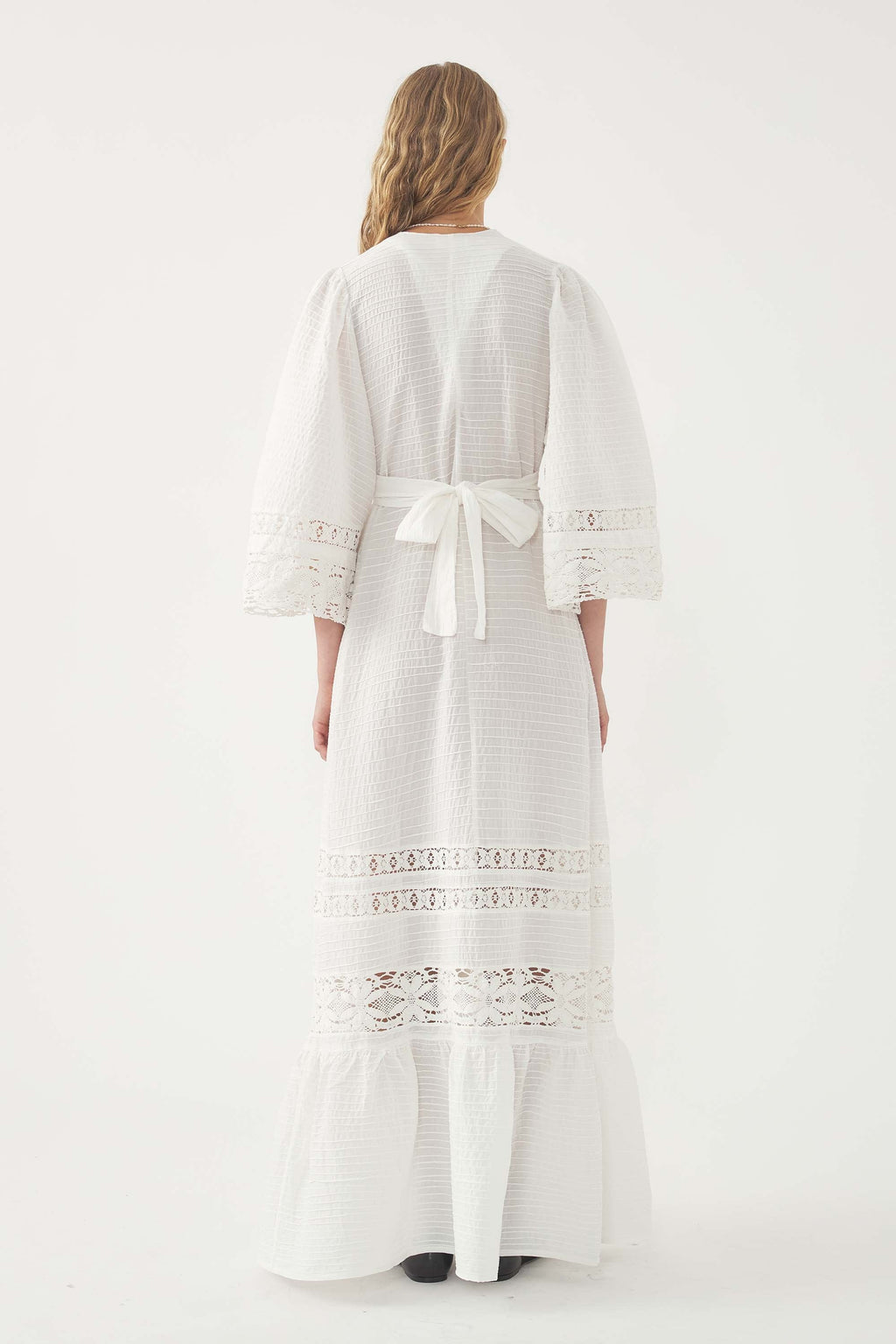 Robe Longue Lena - Blanc