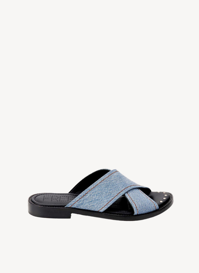 Free Lance - Mules Lennie - Bleu Vintage - Femme