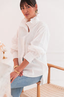 LÉONIE Blanche - Victorian Collar Shirt