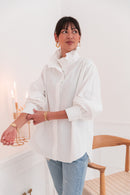 LÉONIE Blanche - Victorian Collar Shirt