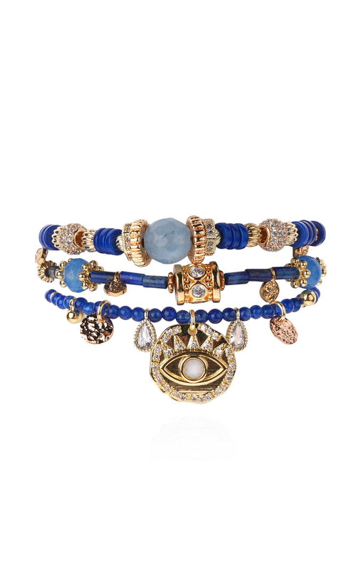 Manchette Leora - Bleu