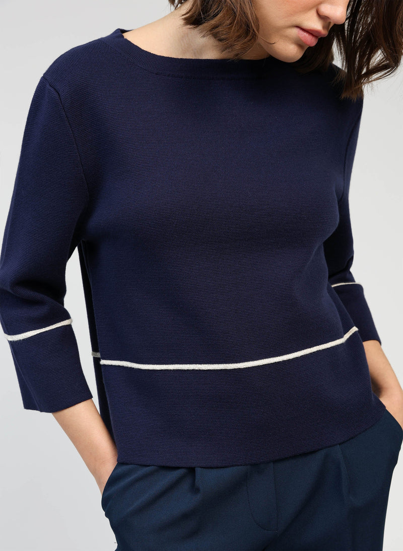 Leperlito Navy Sweater