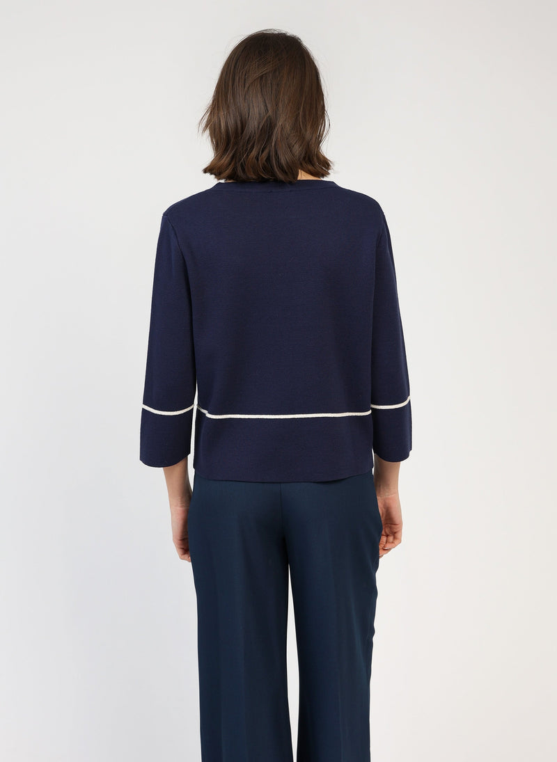 Leperlito Navy Sweater