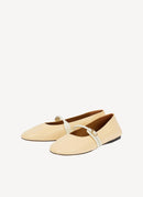 Jacquemus - Les Ballerines Rondes - White - Femme