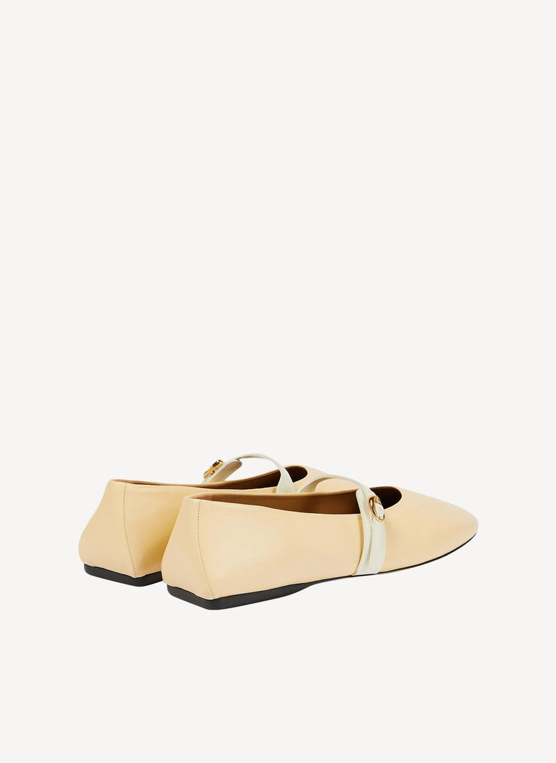 Jacquemus - Les Ballerines Rondes - White - Femme