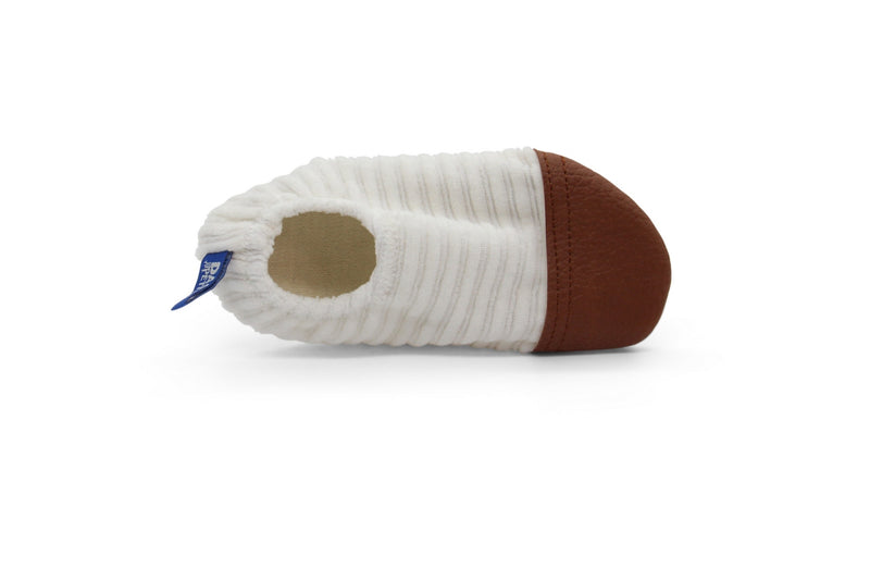 Les Petits Velours Ivoire - Chaussons Souples - Pour L'Intérieur