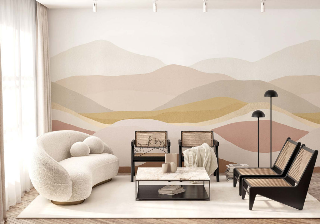 Fresque Les Collines - Sable Naturel