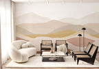 Fresque Les Collines - Sable Naturel