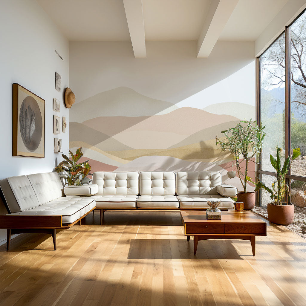 Fresque Les Collines - Sable Naturel