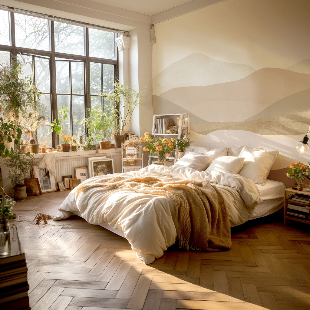 Fresque Les Collines - Sable Naturel