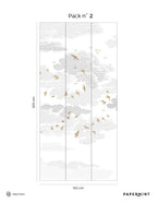 Fresque Les Oiseaux - Yellow Ochre