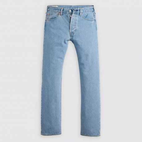 Levi'S, 501 Levi'S Original Ferry Building Blue, Light Indigo - Worn In