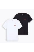 T-Shirt 79681 0026 - Two Pack Tee-1 Black, 1 Whitw