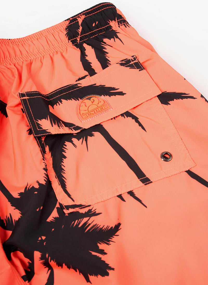 Sundek - Short De Bain Levin - Fluo Orange - Homme