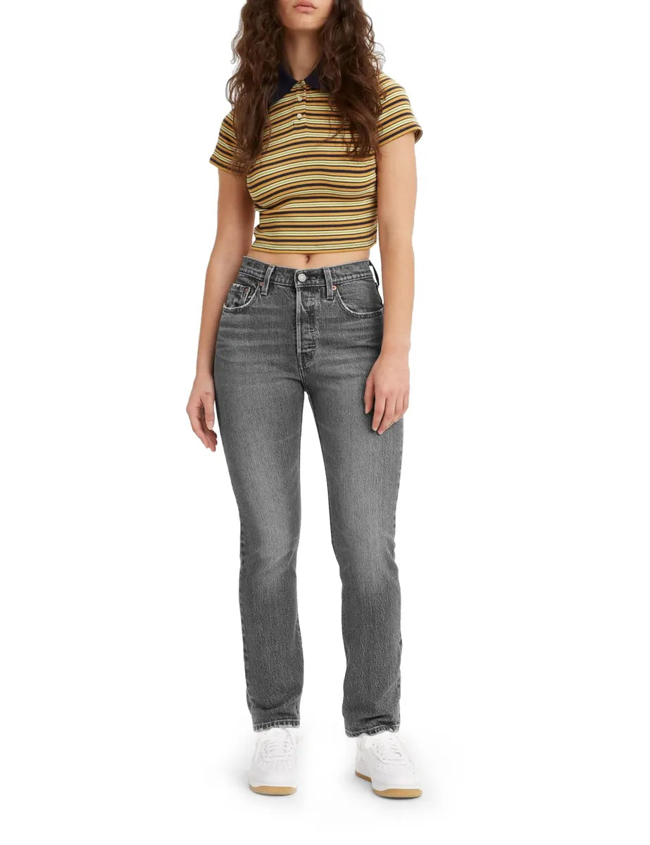 Levi'S 501 Jeans - Women - Medium Indigo Stonewash Blue - 28W X 30L