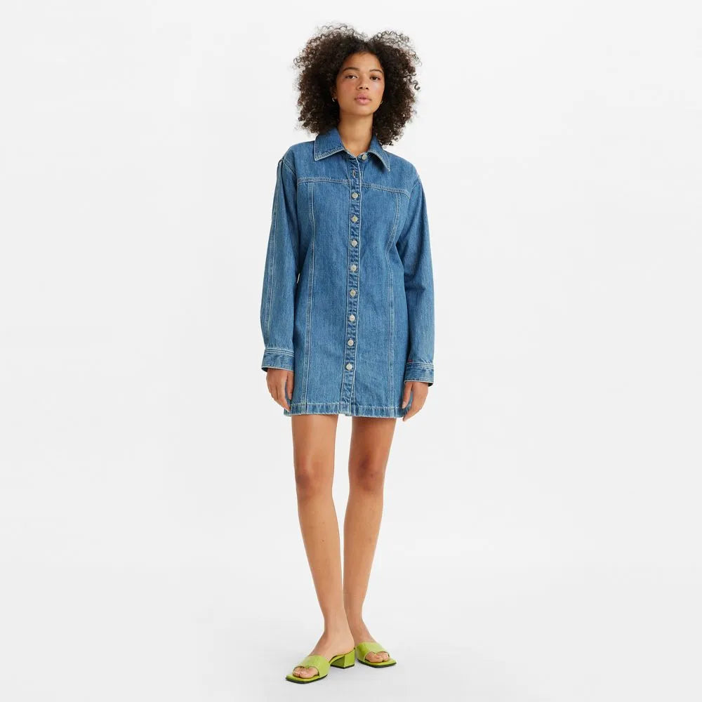 Women'S Shay Denim Dress A4585-0001 Blue