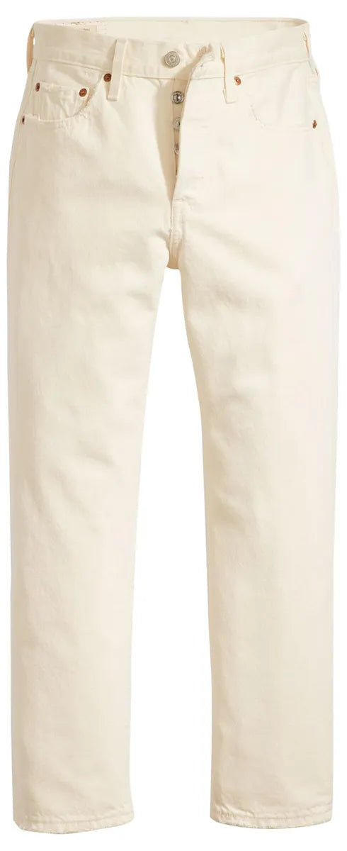 Levi'S Dames 501® Crop Boyfriend Jeans Wit