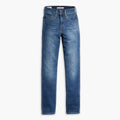 Levi'S 724 High Rise Straight Jeans Dames Blauw