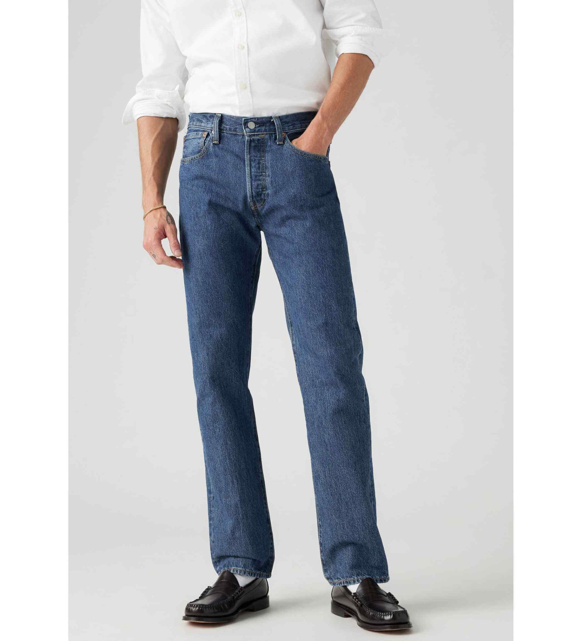 Jeans Levi'S ® 501 Original Stonewash Coupe Droite