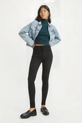 Levi'S Mile High Super Skinny Black Celestial Size W23L30 | Skinny Pants Outlet | Women | Black