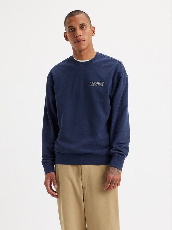Levi'S® Felpa Graphic 38712-0242 Blu Scuro Relaxed Fit