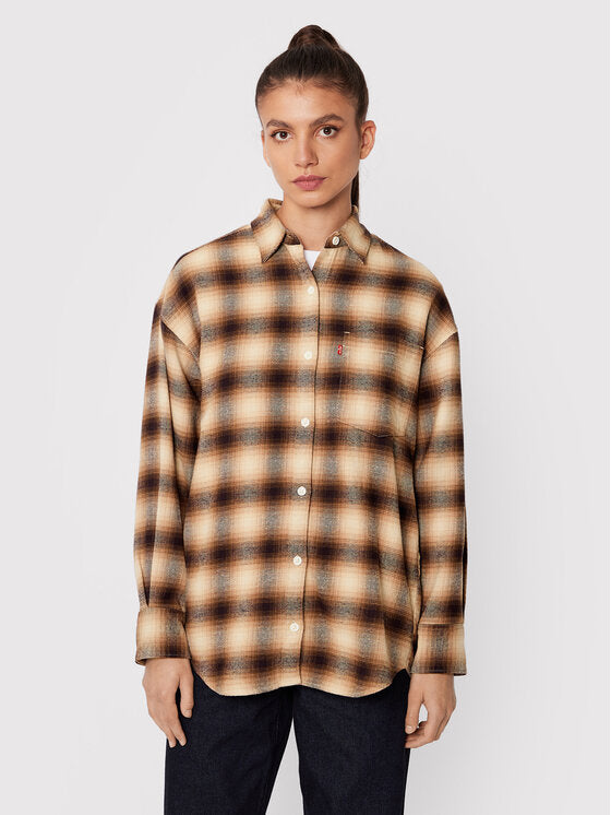 Levi'S® Hemd A3362-0005 Braun Loose Fit