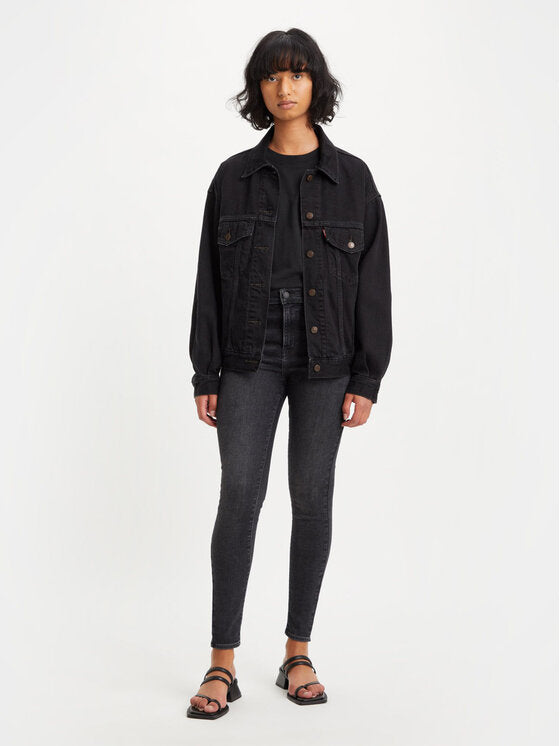 720® High Rise Super Skinny - Jeans Skinny Fit - Black