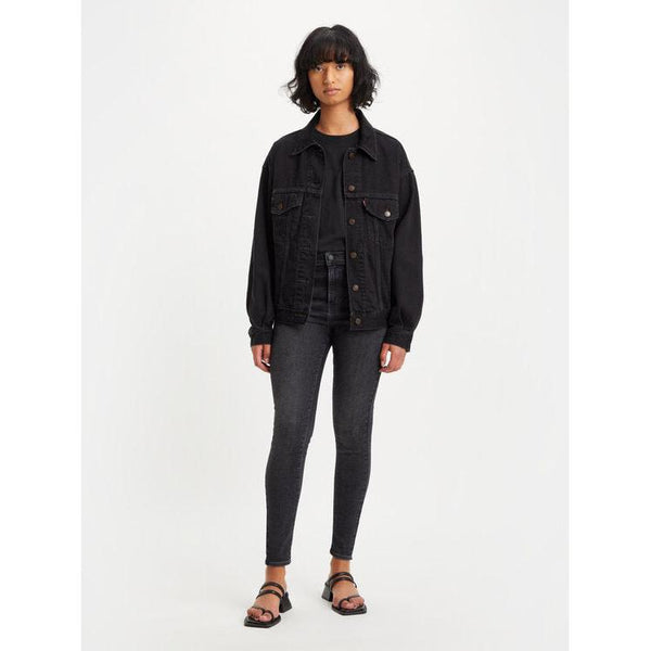 Levi's 720 High-Rise Super Skinny Black Jeans