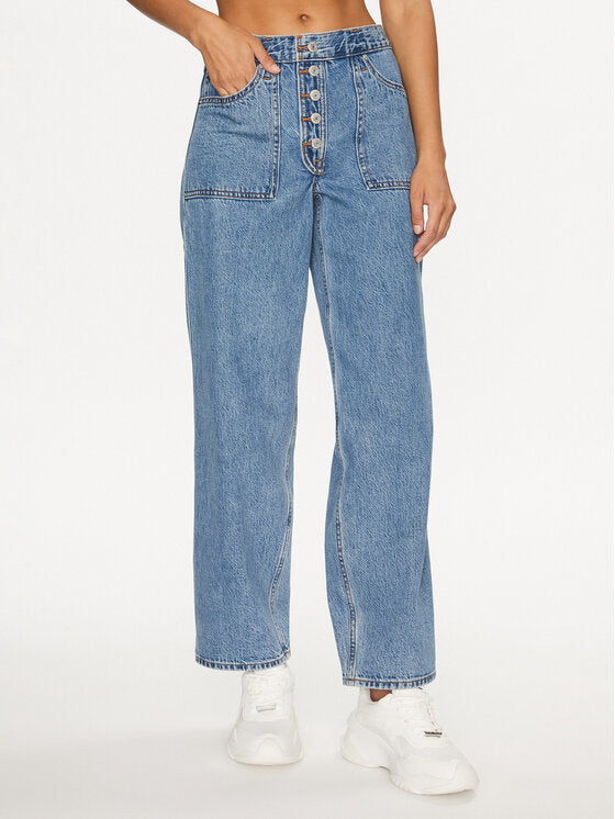 Levi'S® Jeans Reversible Baggy Dad A5928-0000 Blu Baggy Fit