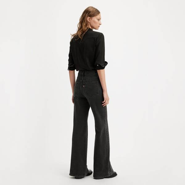 Levi'S Ribcage Bell Jeans Women'S - Black (A75030007)
