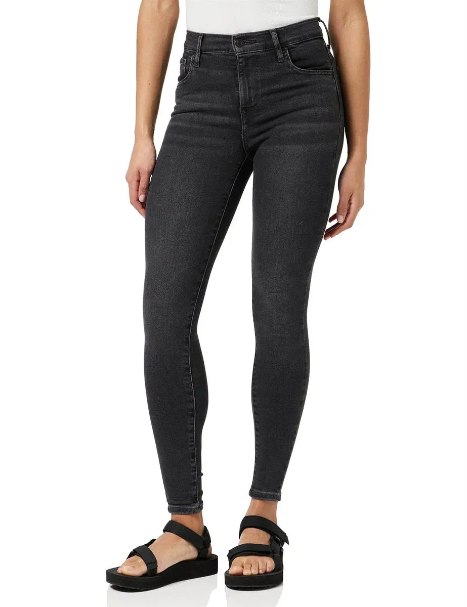 720® High Rise Super Skinny - Jeans Skinny Fit - Black
