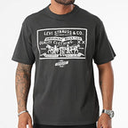 Levi'S® Camiseta Vintage Graphic 87373-0144 Negro Relaxed Fit