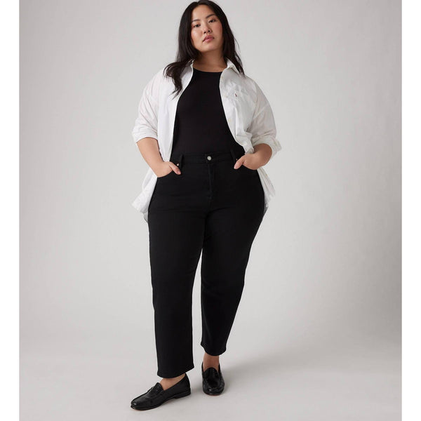 Jean Droit Taille Mi-Haute Levi's 501 Cropped Plus