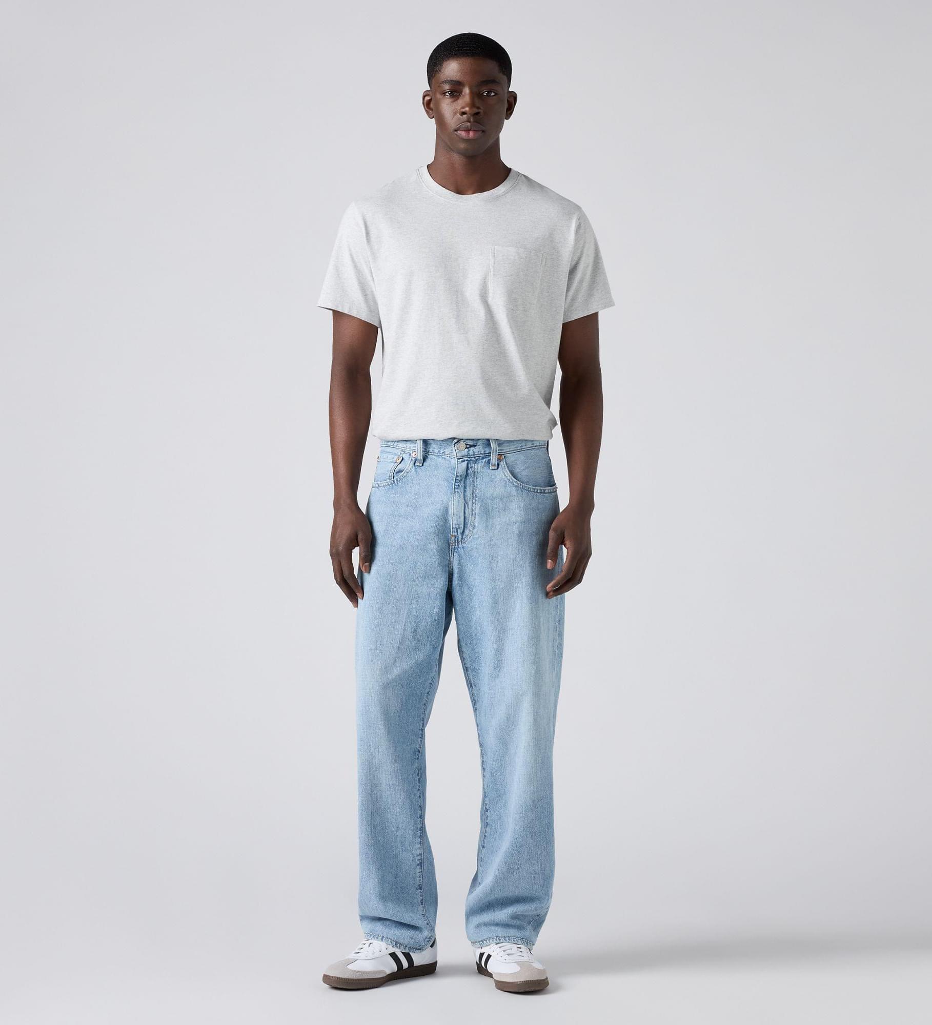 568™ Loose Straight Linen+ Denim Jeans