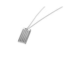 Ribbed necklace 8g