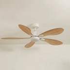 Libellule Teinté Chêne | Ventilateur De Plafond – Ø 137 Cm