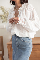LICONI Blanche - Chemise Texturée