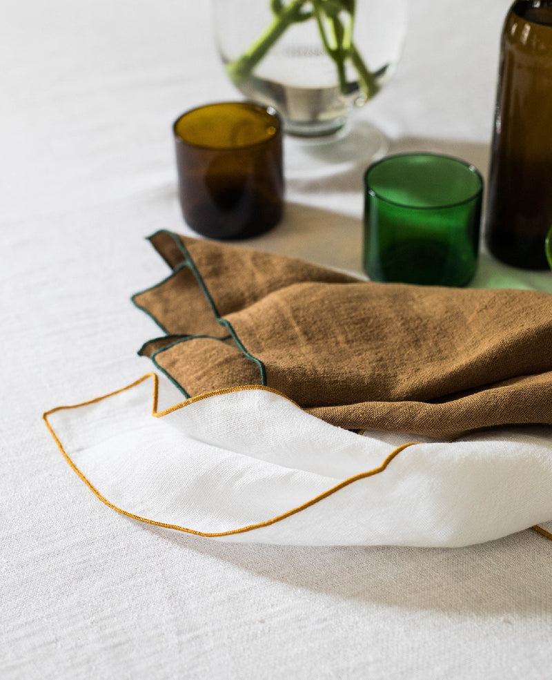 Serviette De Table - Tavola - Lin - Caramel