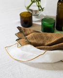 Serviette De Table - Tavola - Lin - Blanc