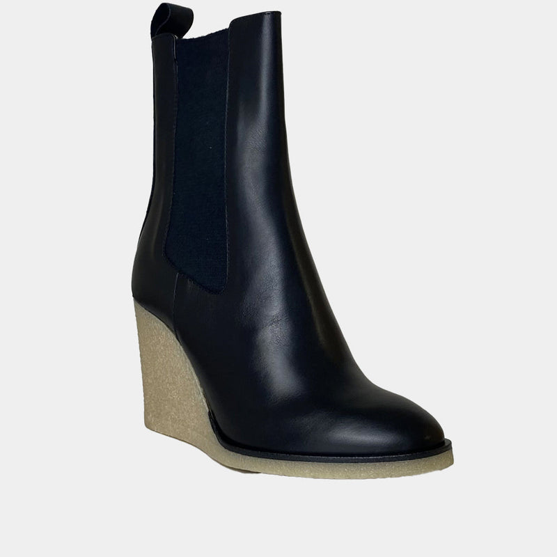 Bottines Compensées Ann Tuil Lila-Loana - Noir