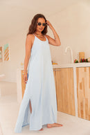 LILAO Bleu Ciel - Robe Longue