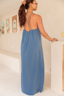LILAO Bleue - Robe Longue