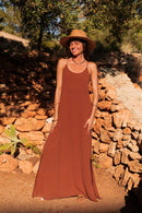 LILAO Caramel - Robe Longue